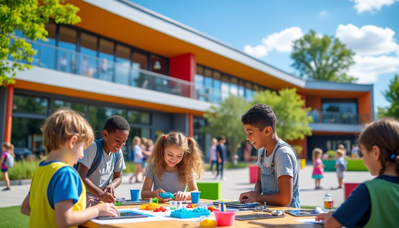 découvrez les dernières avancées du groupe scolaire les 2 rives à landerneau pour la rentrée scolaire. nouveaux projets, infrastructures et initiatives vous attendent pour cette nouvelle année !