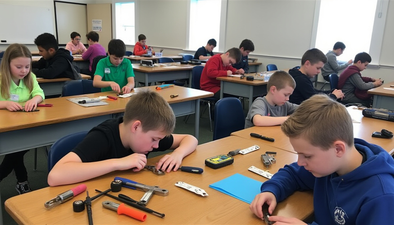 découvrez comment 195 kits d'outils ont été distribués aux élèves du lycée de l'élorn à landerneau afin de soutenir leur apprentissage et développer leurs compétences pratiques.