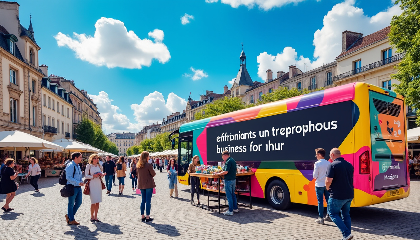 le 15 septembre à péronne, découvrez le bus itinérant dédié à la création d'entreprise : des conseils gratuits, des ateliers et un accompagnement personnalisé pour lancer votre projet entrepreneurial.