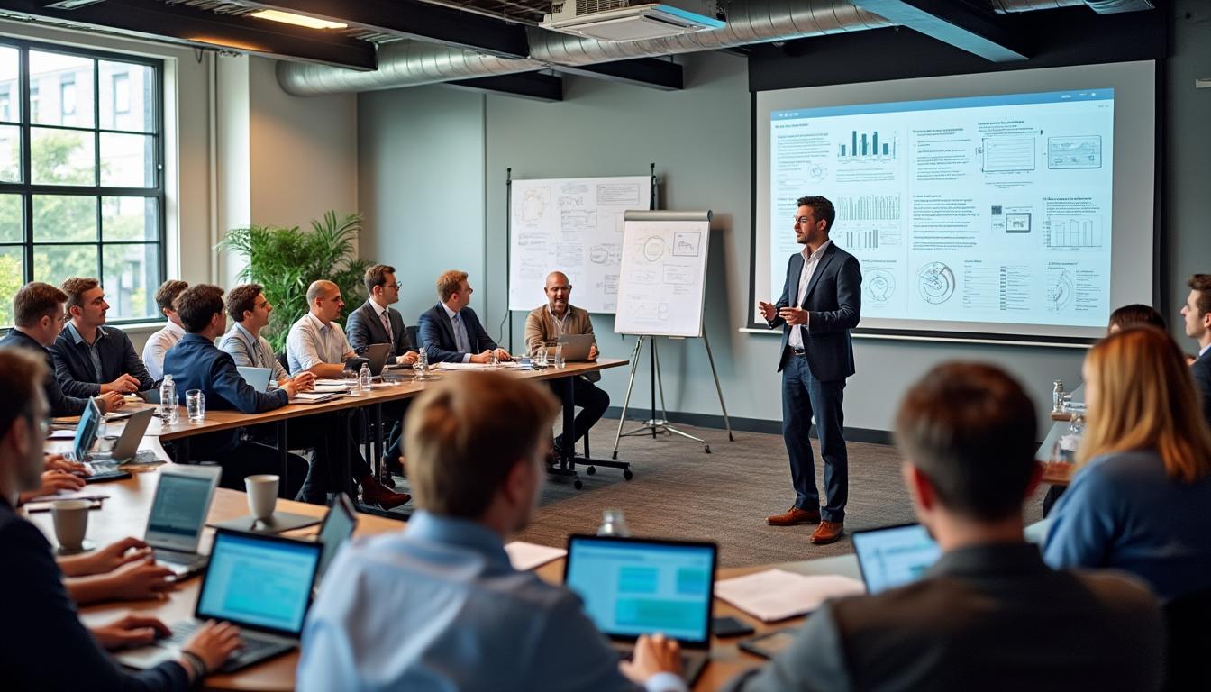 découvrez notre formation dédiée pour maîtriser l'art de présenter efficacement votre entreprise et captiver votre audience à chaque occasion.