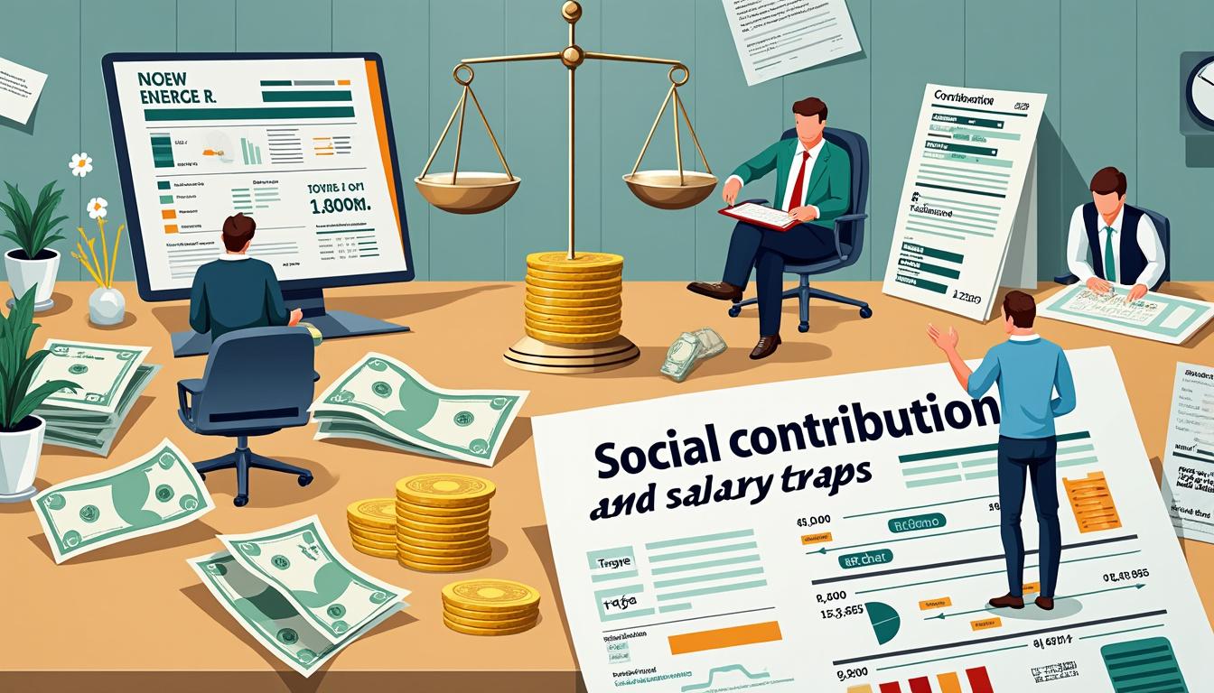 découvrez comment les exonérations de cotisations sociales, destinées à alléger les charges, peuvent parfois renforcer le piège des bas salaires dans la fiche 25.