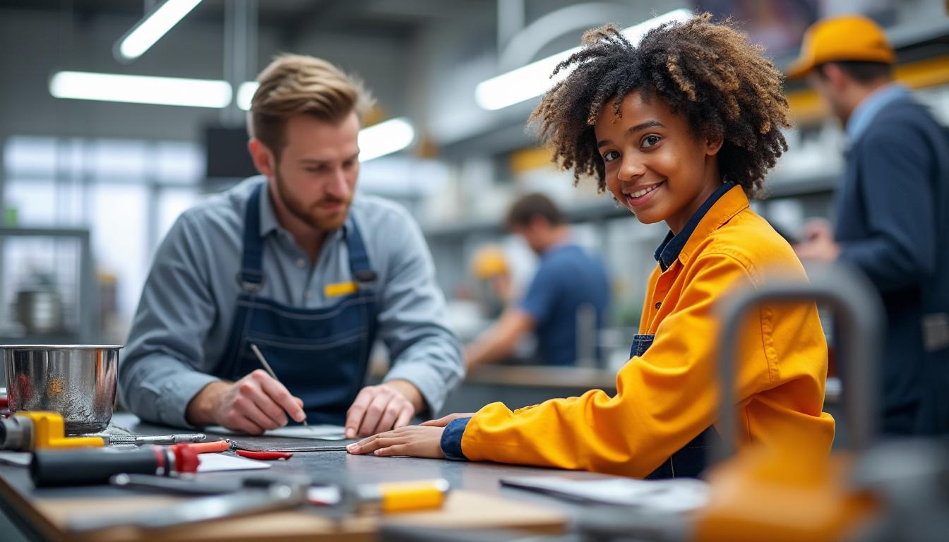 découvrez comment l'apprentissage au lycée professionnel prépare efficacement les jeunes à devenir des experts dans leur domaine tout en facilitant leur insertion professionnelle.