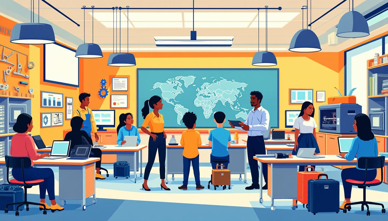 découvrez comment l'apprentissage au lycée professionnel forme des experts prêts à intégrer le marché de l'emploi avec des compétences concrètes et adaptées.