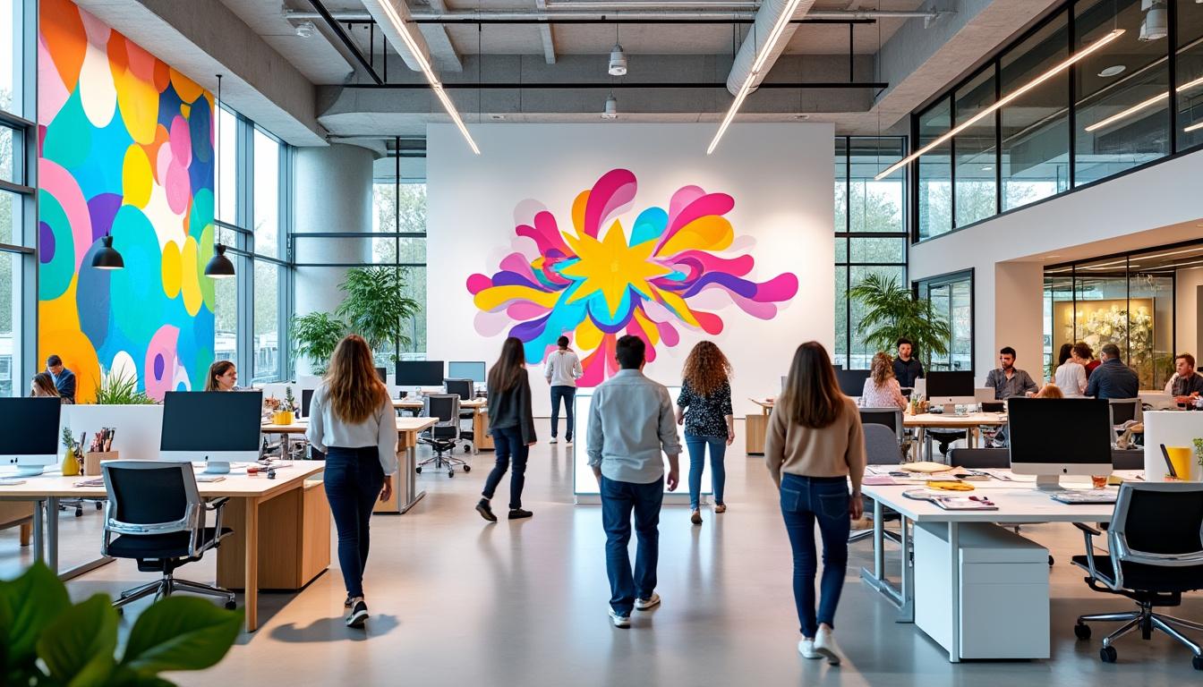 découvrez comment l'art s'invite au bureau lors de la soirée exclusive aux feuillantines à balma, un événement unique mêlant créativité et convivialité.