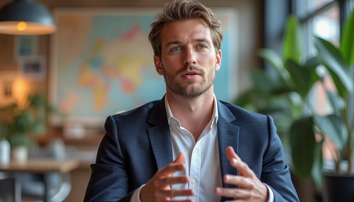 découvrez l'histoire inspirante du cofondateur d'airbnb et comment une simple idée est devenue une entreprise mondiale.