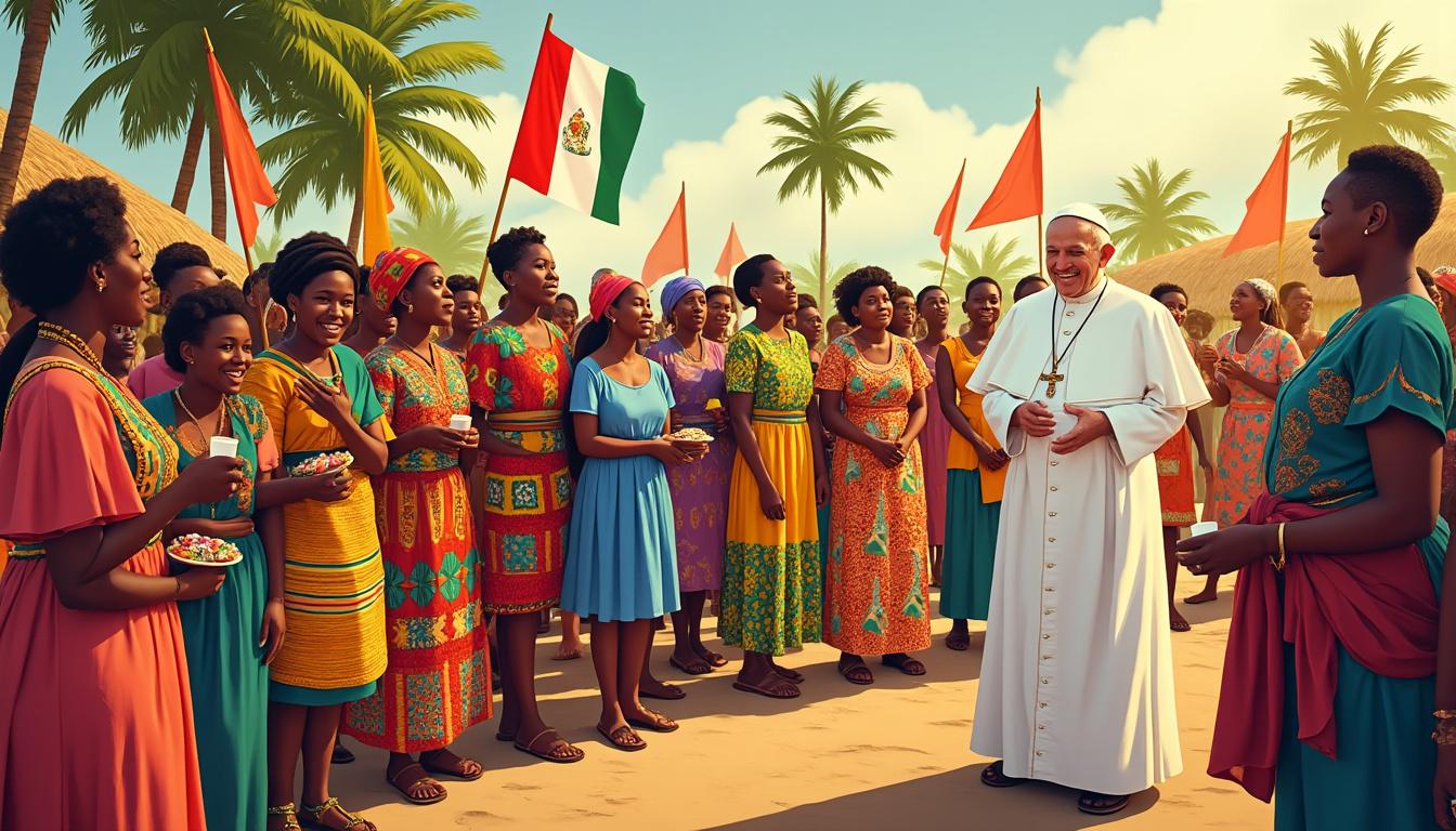 découvrez comment la population de guinée équatoriale est invitée à financer la visite historique du pape léon xiv, un événement marquant pour le pays.