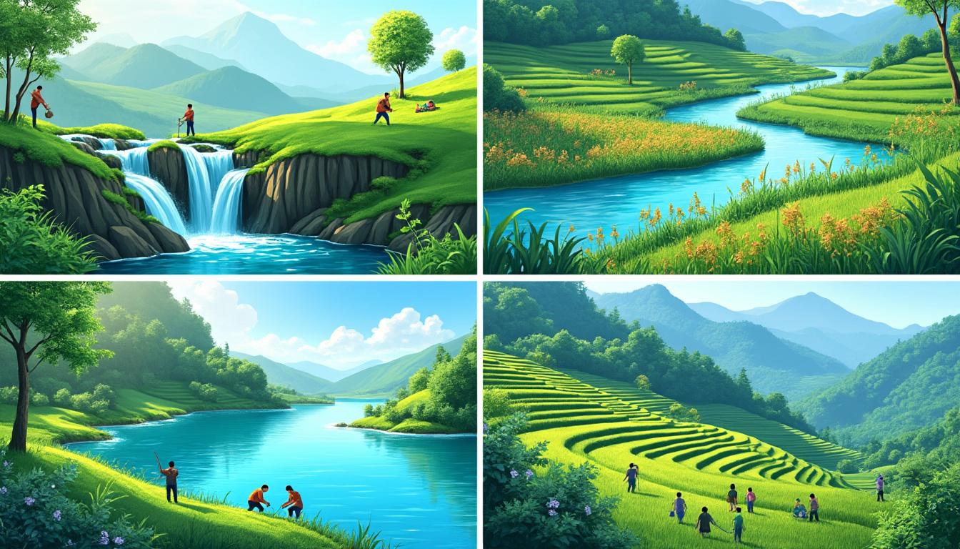 découvrez 4 stratégies clés pour protéger les ressources en eau des collines et des lacs à l'occasion de la journée mondiale de l'eau, et engagez-vous pour un avenir durable.