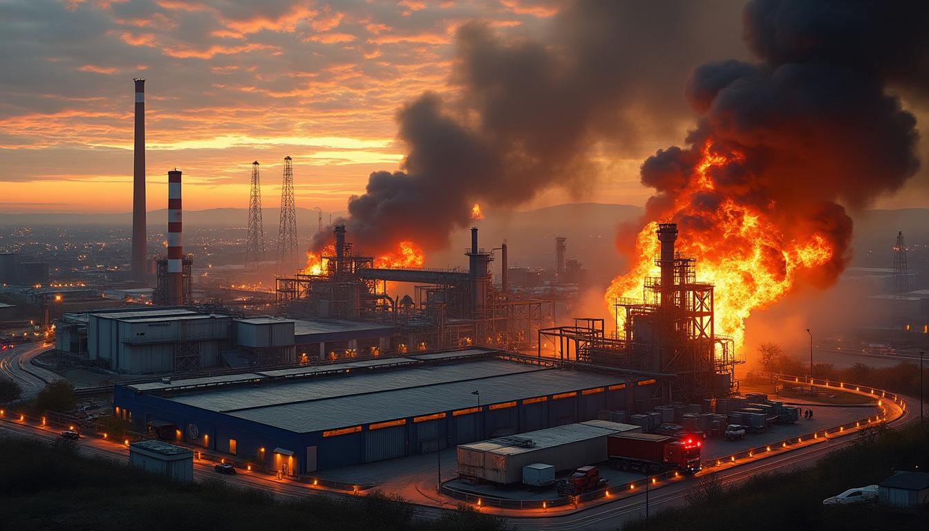 la police tchèque ouvre une enquête pour déterminer un éventuel lien terroriste dans l'incendie survenu dans une entreprise d'armement, cherchant à comprendre les causes et les responsabilités.