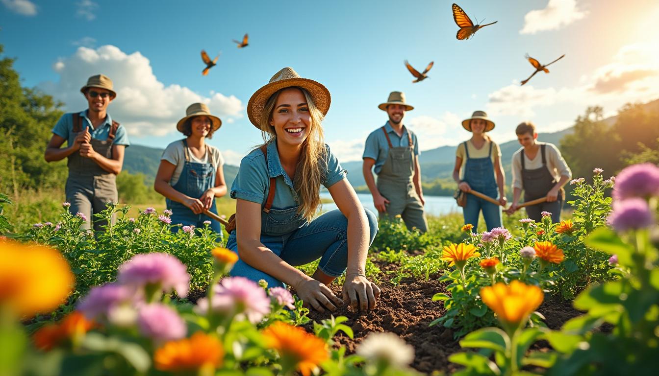 découvrez comment les jeunes agriculteurs s'engagent activement pour protéger l'environnement et promouvoir une nature propre et durable.