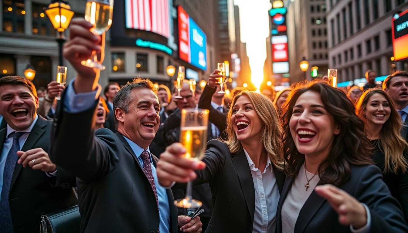 wall street termine la séance en hausse, soutenue par la baisse des prix du pétrole, favorisant un climat positif sur les marchés financiers.