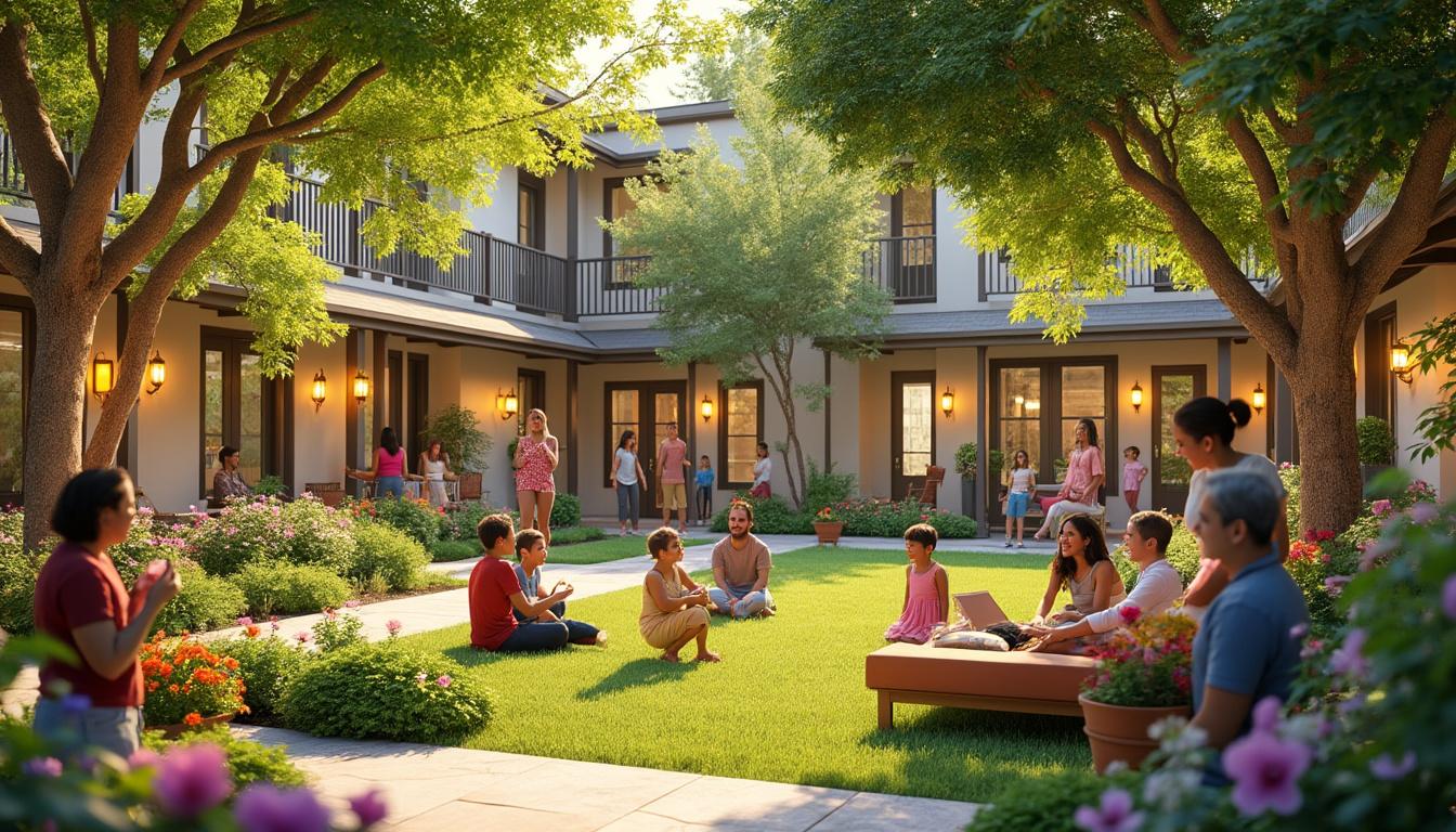 découvrez amaos, un lieu chaleureux où plus de deux cents familles trouvent un véritable chez-soi, alliant confort et convivialité au quotidien.