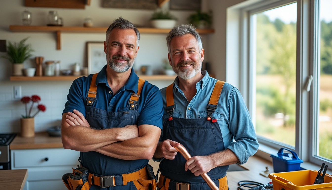 dans les côtes-d’armor, deux anciens collègues et amis se lancent dans l’entrepreneuriat et créent leur entreprise de plomberie.