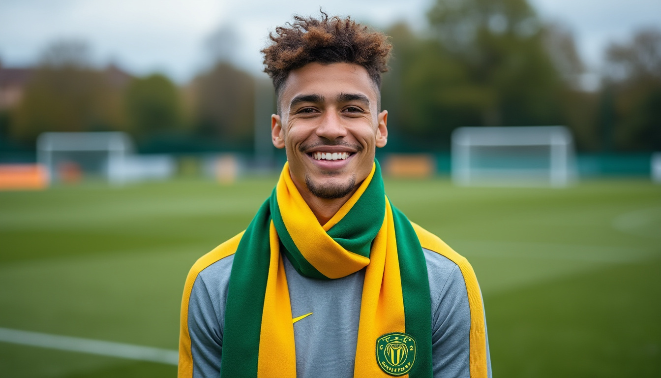 le fc nantes récompense l’un de ses jeunes formés au club : il signe son premier contrat professionnel et franchit une étape majeure de sa carrière.