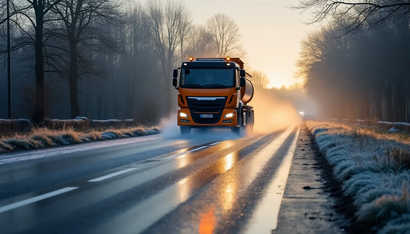 en wallonie, les prestataires chargés de l’épandage sur les routes réclament des paiements en retard. la région leur doit près de 2 millions d’euros.