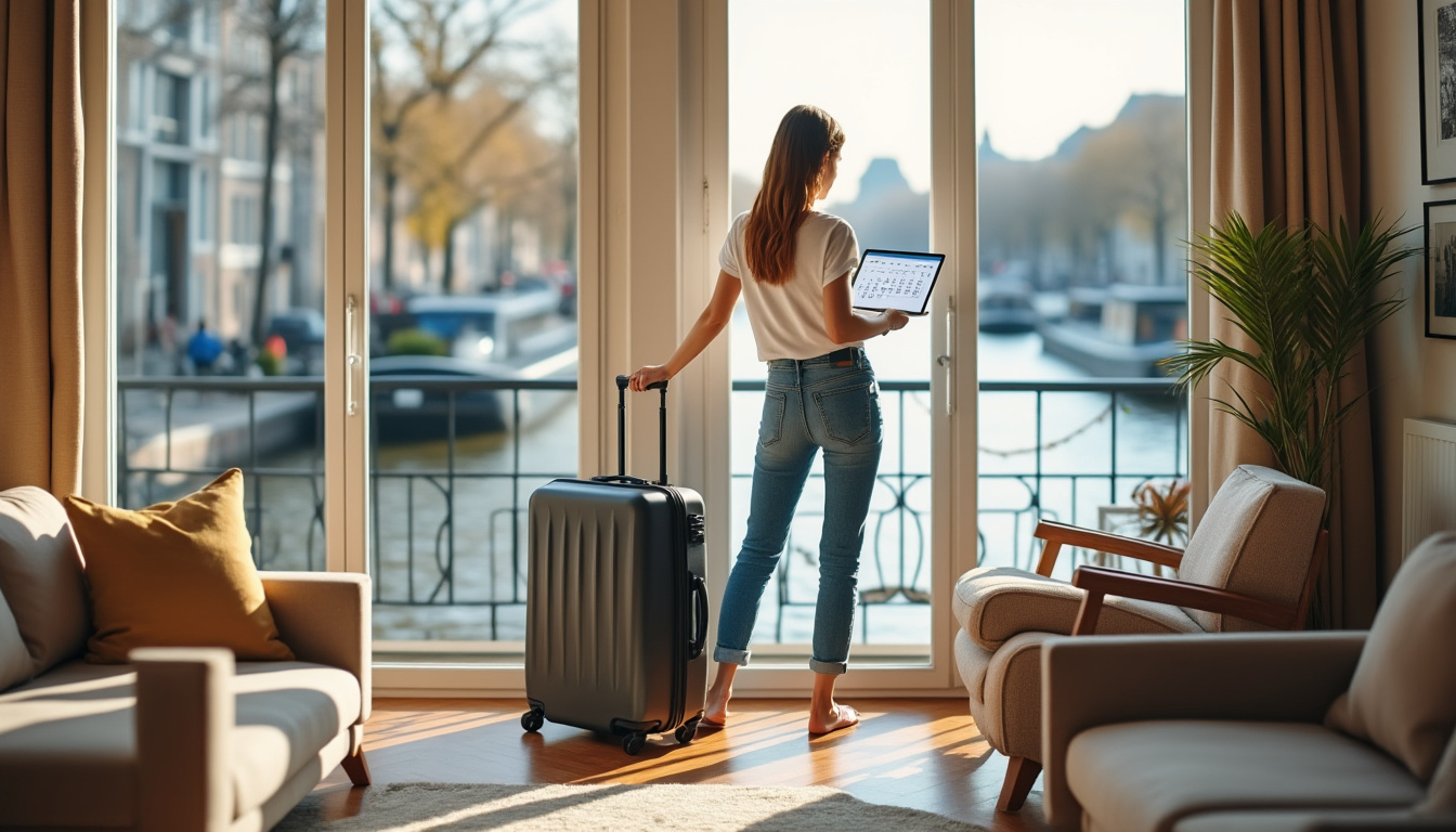 partie en stage à amsterdam, elle découvre que sous-louer sa résidence principale est soumis à des règles strictes et à l’accord du propriétaire.